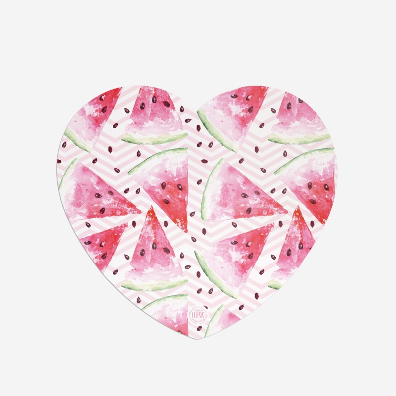 Sottopiatti “Cocomero Estivo”, Collezione Frutta - Le Tavole di Luisa