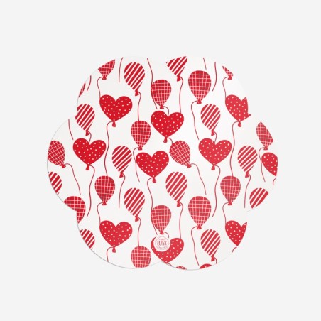 Sottopiatti “Palloncini e Cuori”, Collezione Love - Le Tavole di Luisa