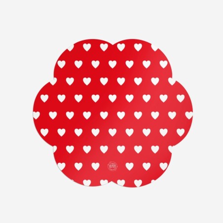 Sottopiatti “Cuori Bianchi”, Collezione Sottopiatti - Le Tavole di Luisa