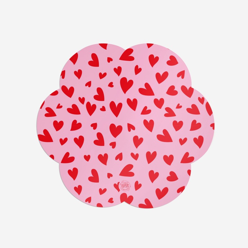 Sottopiatti “Cuori danzanti”, Collezione Sottopiatti - Le Tavole di Luisa