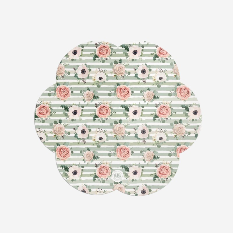 Sottopiatti “Romanticismo Vintage”, Collezione Design - Le Tavole di Luisa