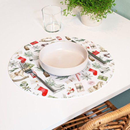 Sottopiatti “Natale Illustrato Mini”, Collezione Natale - Le Tavole di Luisa