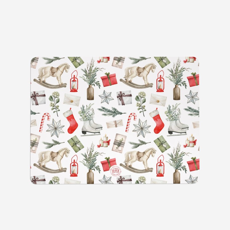 Sottopiatti “Natale Illustrato Mini”, Collezione Natale - Le Tavole di Luisa
