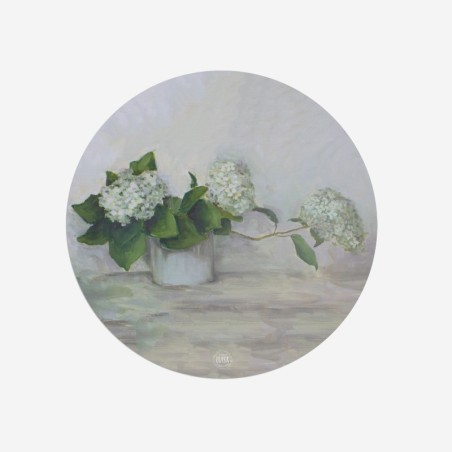 Sottopiatti “Ortensie Dipinte”, Collezione Fiori - Le Tavole di Luisa