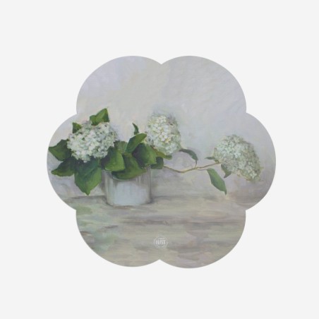Sottopiatti “Ortensie Dipinte”, Collezione Fiori - Le Tavole di Luisa