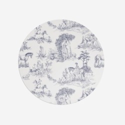 Sottopiatti “Toile di Jouy blu”, Collezione Decorativo - Le Tavole di Luisa