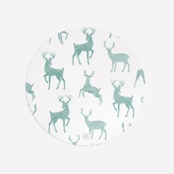 Sottopiatti “Cervi Verdi”, Collezione Montagna - Le Tavole di Luisa