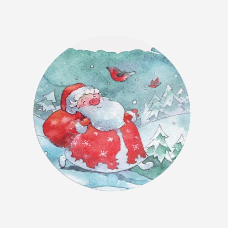 Sottopiatti “Babbo Natale”, Collezione Natale - Le Tavole di Luisa