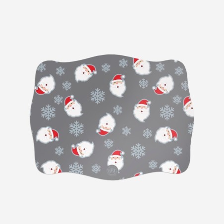 Sottopiatti pattern “Babbo Natale”, Collezione Natale - Le Tavole di Luisa