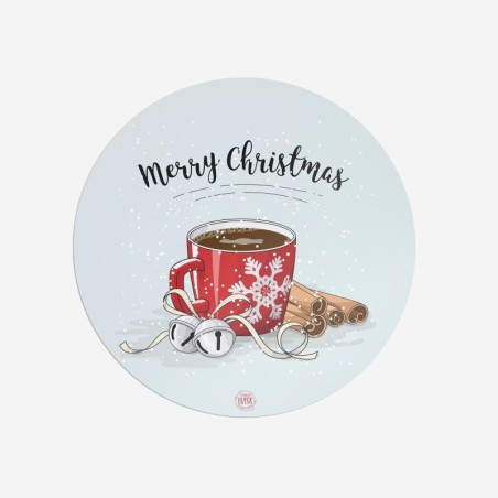 Sottopiatti “Tazza Merry Christmas”, Collezione Natale - Le Tavole di Luisa