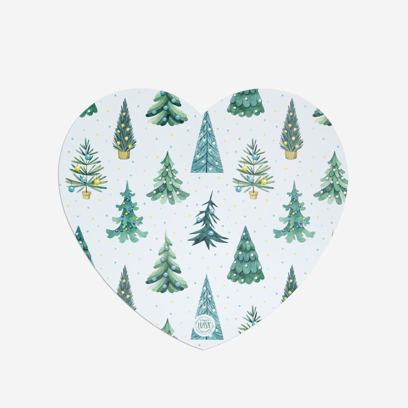 Sottopiatti “Pattern natalizio”, Collezione Natale - Le Tavole di Luisa