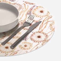 Sottopiatti “Soffioni”, Collezione Fiori - Le Tavole di Luisa