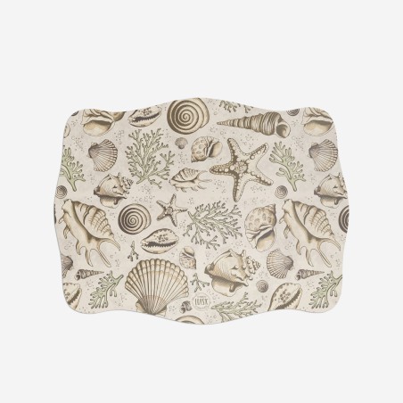 Sottopiatti “Conchiglie Marine”, Collezione Mare - Le Tavole di Luisa