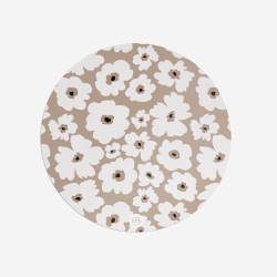 Sottopiatti “Fiori beige”, Collezione Fiori - Le Tavole di Luisa