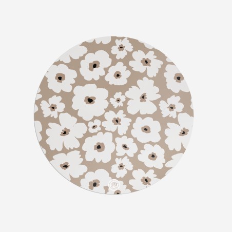 Sottopiatti “Fiori beige”, Collezione Fiori - Le Tavole di Luisa