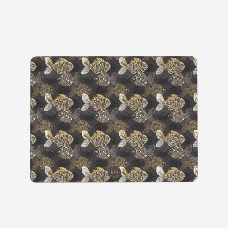 Sottopiatti “Pesciolini d'oro”, Collezione Mare - Le Tavole di Luisa