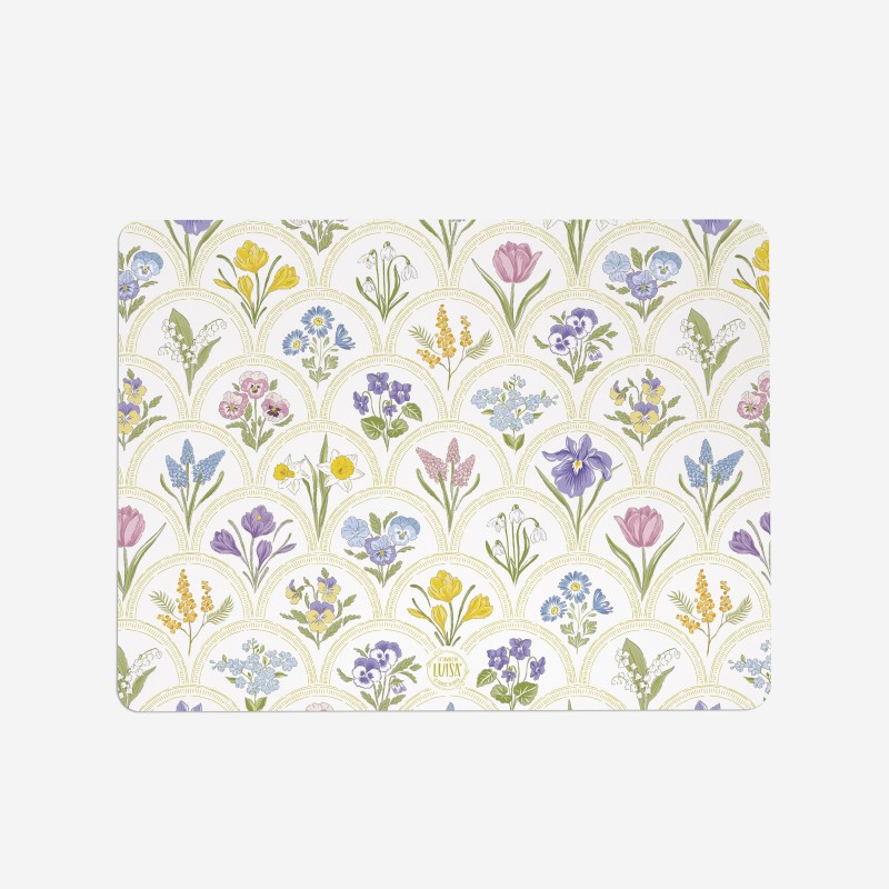 Sottopiatti “Piccoli fiori primaverili”, Collezione Fiori - Le Tavole di Luisa