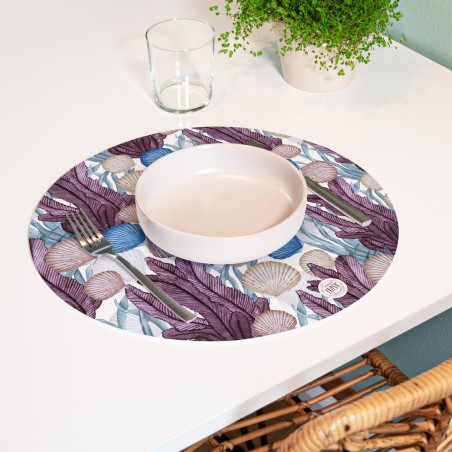 Sottopiatti “Fondale marino”, Collezione Mare - Le Tavole di Luisa