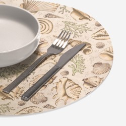 Sottopiatti “Conchiglie Marine”, Collezione Mare - Le Tavole di Luisa