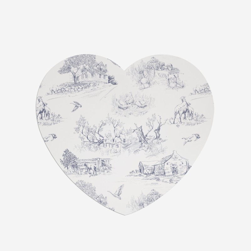 Sottopiatti “Toile di Jouy blu”, Collezione Decorativo - Le Tavole di Luisa