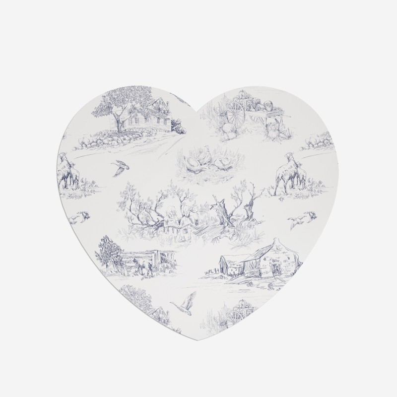 Sottopiatti “Toile di Jouy campagnolo blu”, Collezione Decorativo - Le Tavole di Luisa