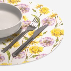 Sottopiatti “Fiori a Primavera”, Collezione Fiori - Le Tavole di Luisa