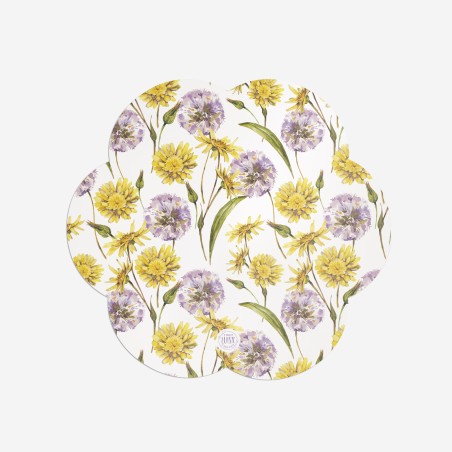 Sottopiatti “Fiori a Primavera”, Collezione Fiori - Le Tavole di Luisa