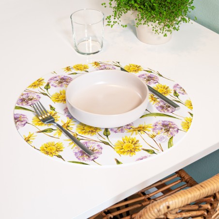 Sottopiatti “Fiori a Primavera”, Collezione Fiori - Le Tavole di Luisa