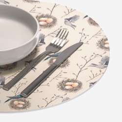 Sottopiatti “Nidi e uova”, Collezione Pasqua - Le Tavole di Luisa