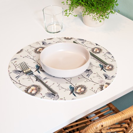 Sottopiatti “Nidi e uova”, Collezione Pasqua - Le Tavole di Luisa