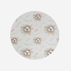 Sottopiatti “Uova e piume”, Collezione Pasqua - Le Tavole di Luisa