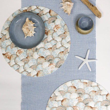 Sottopiatti “Incanto marino”, Collezione Mare - Le Tavole di Luisa