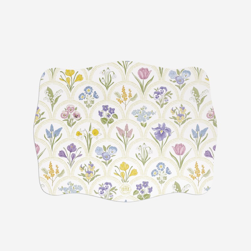 Sottopiatti “Piccoli fiori primaverili”, Collezione Fiori - Le Tavole di Luisa