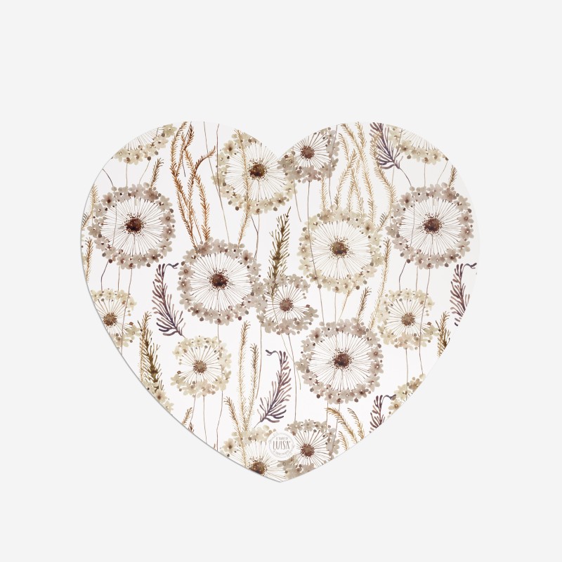 Sottopiatti “Soffioni”, Collezione Fiori - Le Tavole di Luisa