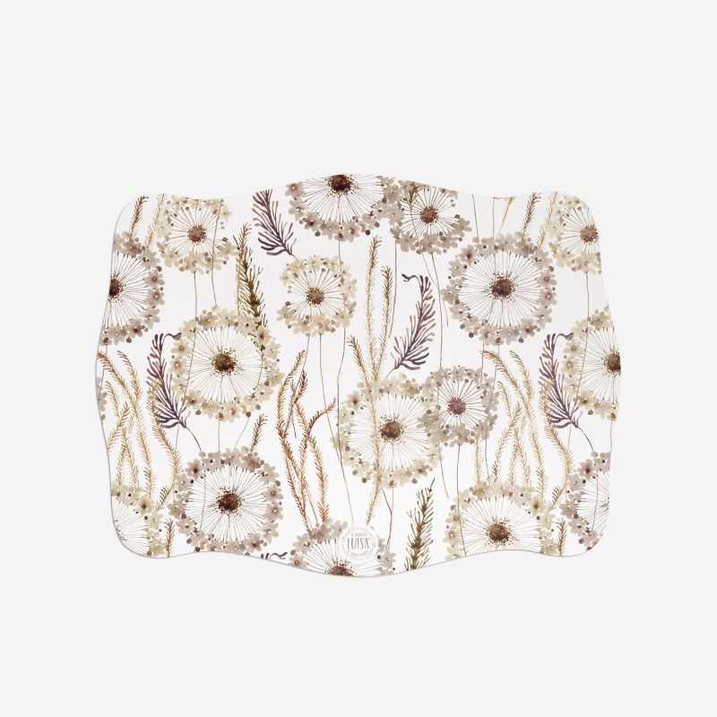 Sottopiatti “Soffioni”, Collezione Fiori - Le Tavole di Luisa