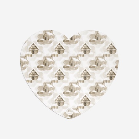 Sottopiatti "Casette innevate", Collezione Natale - Le Tavole di Luisa