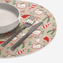 Sottopiatti "Santa Claus", Collezione Natale - Le Tavole di Luisa