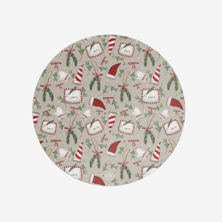 Sottopiatti "Santa Claus", Collezione Natale - Le Tavole di Luisa