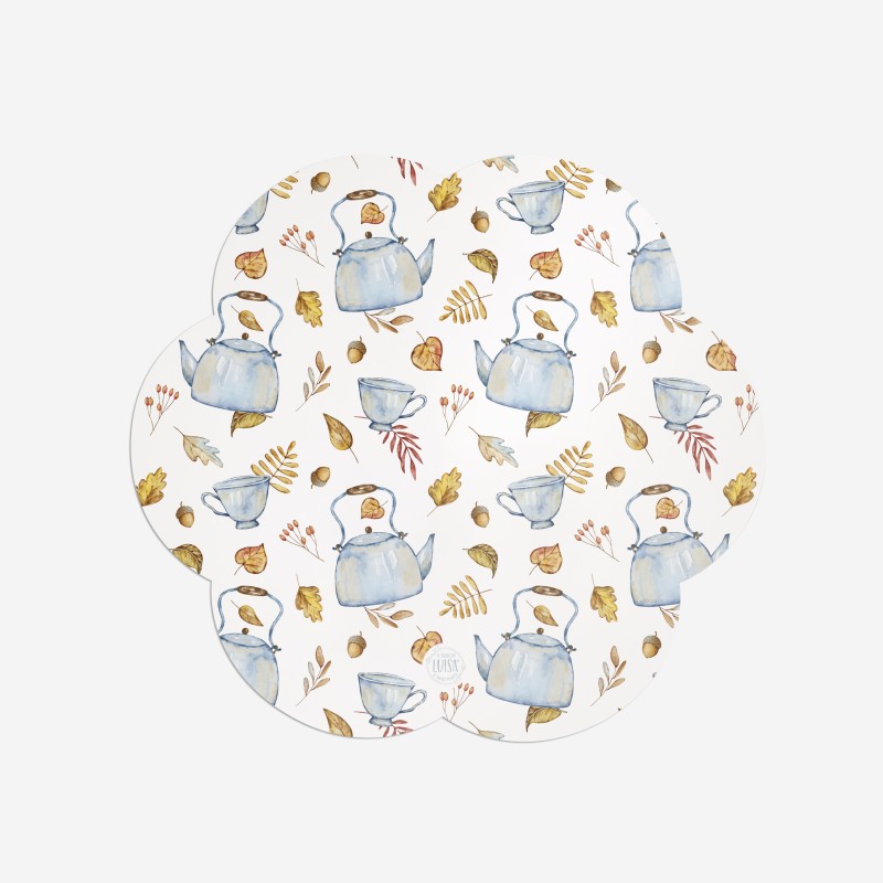 Sottopiatti “Relax d’autunno”, Collezione Autunno - Le Tavole di Luisa