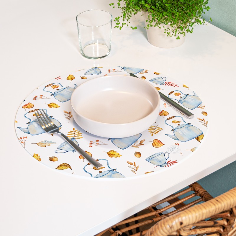 Sottopiatti “Relax d’autunno”, Collezione Autunno - Le Tavole di Luisa