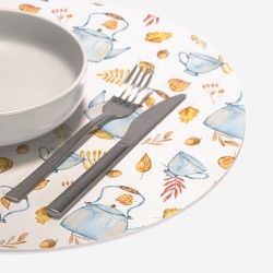 Sottopiatti “Relax d’autunno”, Collezione Autunno - Le Tavole di Luisa