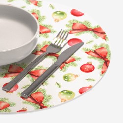 Sottopiatti "Allegria natalizia", Collezione Natale - Le Tavole di Luisa