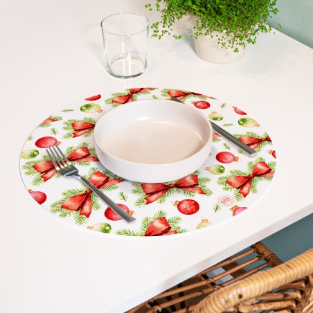 Sottopiatti "Allegria natalizia", Collezione Natale - Le Tavole di Luisa