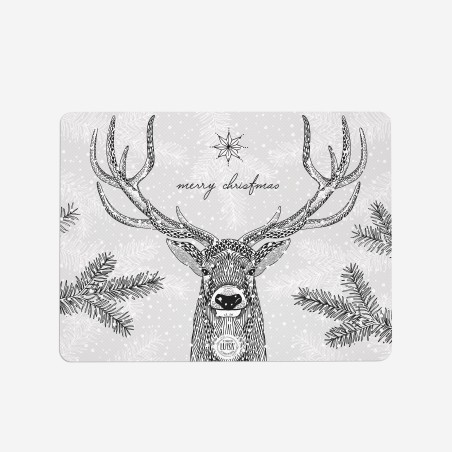 Tovagliette "Cervo Natalizio", Collezione Natale - Le Tavole di Luisa