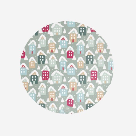 Tovagliette "Villaggio Innevato", Collezione Natale - Le Tavole di Luisa