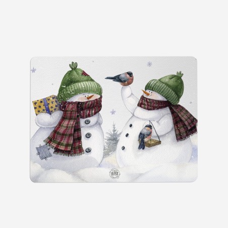 Tovagliette "Pupazzi di neve giocosi", Collezione Natale - Le Tavole di Luisa