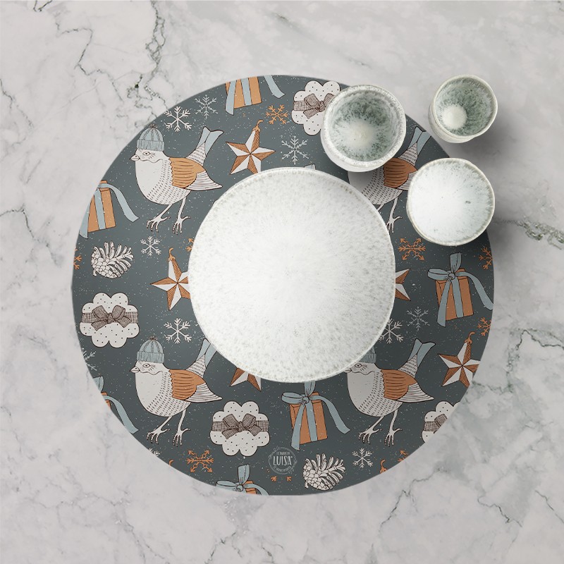 Tovagliette "Inverno in tavola", Collezione Natale - Le Tavole di Luisa