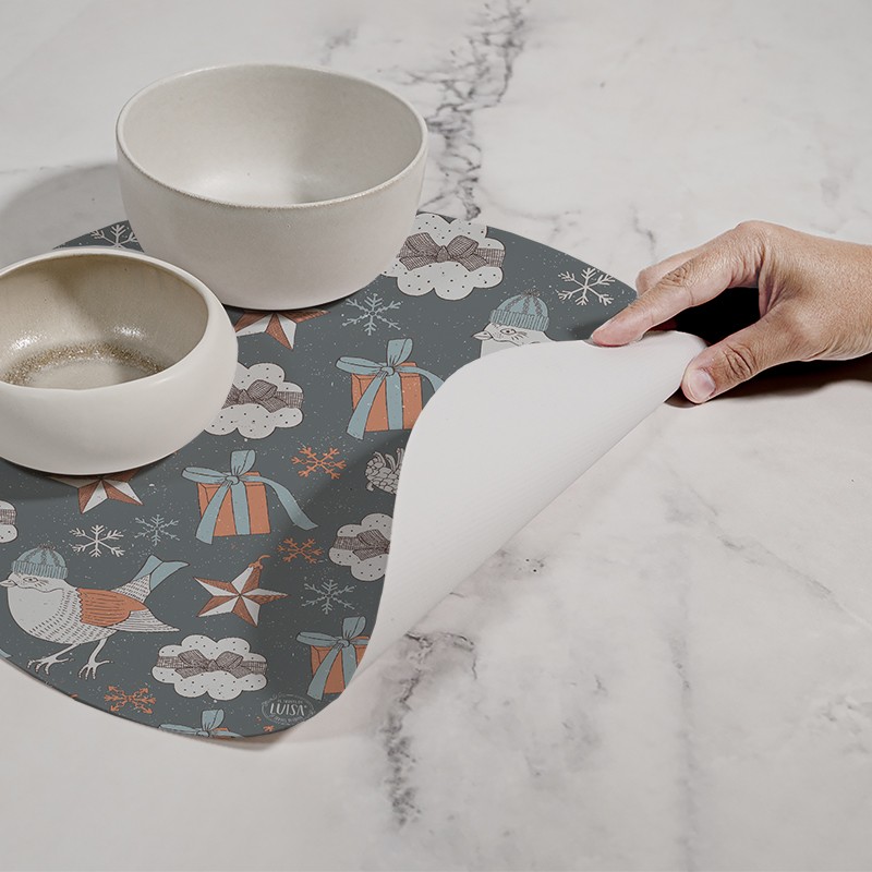 Tovagliette "Inverno in tavola", Collezione Natale - Le Tavole di Luisa