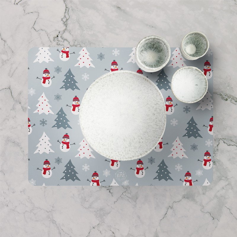 Tovagliette "Allegria d’inverno", Collezione Natale - Le Tavole di Luisa