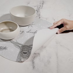 Tovagliette "Cervo Natalizio", Collezione Natale - Le Tavole di Luisa